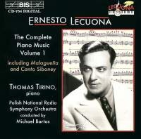 Lecuona Ernesto - Complete Piano Music Vol 1 i gruppen VI TIPSER / Julegavetips CD hos Bengans Skivbutik AB (2007278)