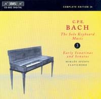 Bach Carl Philipp Emanuel - Solo Keyb Music Vol 3 i gruppen VI TIPSER / Julegavetips CD hos Bengans Skivbutik AB (2007316)