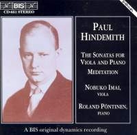 Hindemith Paul - Son For Vla Piano /Meditation i gruppen VI TIPSER / Julegavetips CD hos Bengans Skivbutik AB (2007388)