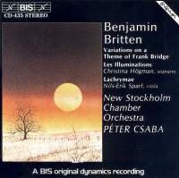 Britten Benjamin - Frank Bridge Vars i gruppen VI TIPSER / Julegavetips CD hos Bengans Skivbutik AB (2007599)