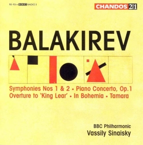 Balakirev - Symphonies 1 & 2, Piano Concer i gruppen CD hos Bengans Skivbutik AB (2007629)