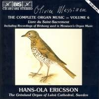 Messiaen Olivier - Complete Organ Music Vol 6 i gruppen CD hos Bengans Skivbutik AB (2008336)