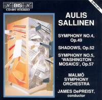 Sallinen Aulis - Symphony 4/5 /Shadows Op52 i gruppen VI TIPSER / Julegavetips CD hos Bengans Skivbutik AB (2008352)