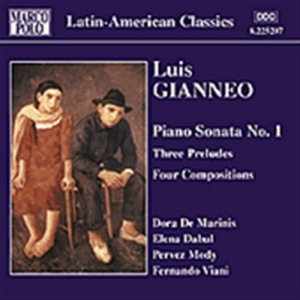 Gianneo Luis - Piano Works Vol 3 i gruppen VI TIPSER / Julegavetips CD hos Bengans Skivbutik AB (2008752)