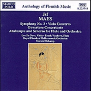 Maes Jef - Symphony 2 Vla Conc i gruppen VI TIPSER / Julegavetips CD hos Bengans Skivbutik AB (2008776)