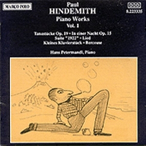 Hindemith Paul - Piano Works Vol 1 i gruppen CD hos Bengans Skivbutik AB (2008850)