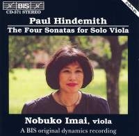 Hindemith Paul - 4 Son For Solo Vla i gruppen VI TIPSER / Julegavetips CD hos Bengans Skivbutik AB (2008922)