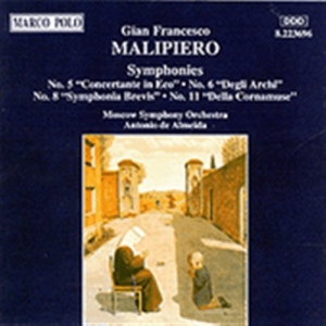 Malipiero Gian Francesco - Symphony 5 6 8 11 i gruppen VI TIPSER / Julegavetips CD hos Bengans Skivbutik AB (2008980)