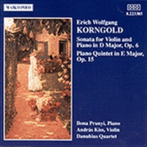 Korngold Erich Wolfgang - Piano Quintet/Violin Sonatas i gruppen CD hos Bengans Skivbutik AB (2009042)