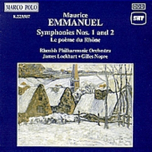 Emmanuel Maurice - Symphony 1 2 i gruppen CD hos Bengans Skivbutik AB (2009066)