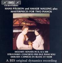 Various - Masterpieces For 2 Piano i gruppen CD hos Bengans Skivbutik AB (2009122)