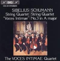 Sibelius Jean - String Quartet/Schumann i gruppen CD hos Bengans Skivbutik AB (2009221)