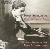 Skalkottas Nikos - Music For Violin & Piano i gruppen CD hos Bengans Skivbutik AB (2009233)