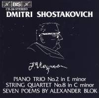 Shostakovich Dmitry - Piano Trio, String Quartet/Blo i gruppen VI TIPSER / Julegavetips CD hos Bengans Skivbutik AB (2009289)