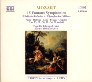 Mozart Wolfgang Amadeus - 15 Famous Symphonies i gruppen VI TIPSER / Julegavetips CD hos Bengans Skivbutik AB (2009396)