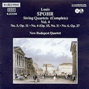 Spohr Louis - String Quartet Op11 Op15 1/Op2 i gruppen VI TIPSER / Julegavetips CD hos Bengans Skivbutik AB (2009525)