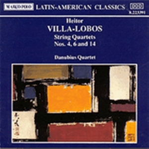 Villa Lobos Heitor - String Quartets Nos. 4, 6 & 14 i gruppen CD hos Bengans Skivbutik AB (2009547)