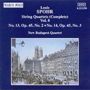 Spohr Louis - String Quartet Op45 2 3 i gruppen VI TIPSER / Julegavetips CD hos Bengans Skivbutik AB (2009585)