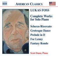 Foss Lukas - Piano Music i gruppen CD hos Bengans Skivbutik AB (2009807)