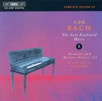 Bach Carl Philipp Emanuel - Solo Keyboard Music Vol 8 i gruppen VI TIPSER / Julegavetips CD hos Bengans Skivbutik AB (2010153)