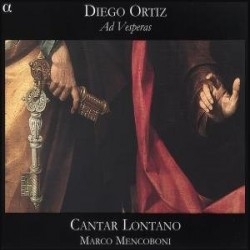 Ortiz/ Cantar Lantano Ensemble - Vespers By Diego Ortiz i gruppen CD hos Bengans Skivbutik AB (2010198)