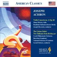 Achron Joseph - Violin Conserto No 1 i gruppen CD hos Bengans Skivbutik AB (2010310)