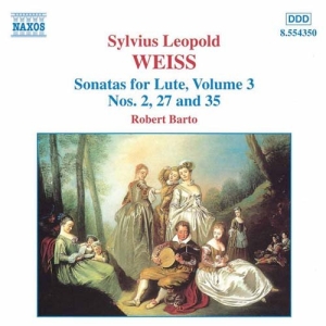 Weiss Silvius Leopold - Sonatas For Lute Vol 3 i gruppen CD hos Bengans Skivbutik AB (2010860)