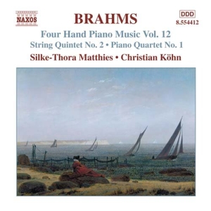 Brahms Johannes - Four Hand Piano Music 12 i gruppen CD hos Bengans Skivbutik AB (2010907)