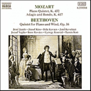 Mozart/Beethoven - Piano Quintets i gruppen VI TIPSER / Julegavetips CD hos Bengans Skivbutik AB (2011093)