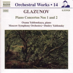 Glazunov Alexander - Piano Concertos 1 & 2 i gruppen CD hos Bengans Skivbutik AB (2011760)