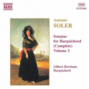 Soler Antonio - Sonatas For Harpsichord Vol 3 i gruppen VI TIPSER / Julegavetips CD hos Bengans Skivbutik AB (2011820)