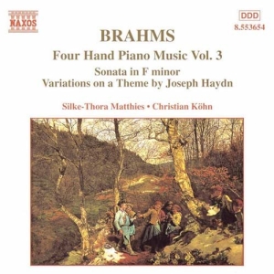 Brahms Johannes - Four Hand Piano Music 3 i gruppen CD hos Bengans Skivbutik AB (2011829)