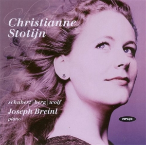 Stotijn Christianne - Schubert/Berg/Wolf - Lieder i gruppen VI TIPSER / Julegavetips CD hos Bengans Skivbutik AB (2012063)