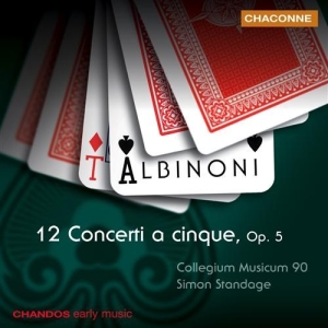 Albinoni - 12 Concerti A Cinque i gruppen CD hos Bengans Skivbutik AB (2012764)