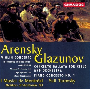 Arensky / Glazunov - Concertos i gruppen CD hos Bengans Skivbutik AB (2013145)