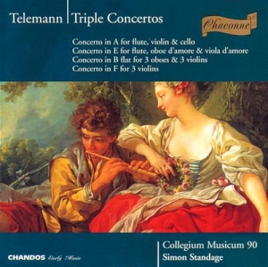 Telemann - Triple Concerti i gruppen CD hos Bengans Skivbutik AB (2013994)