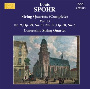 Spohr Louis - String Quartets Vol. 13 i gruppen CD hos Bengans Skivbutik AB (2014171)