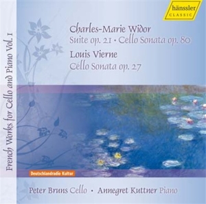 Vierne Widor - V 1: French Works For Cello And Pia i gruppen VI TIPSER / Julegavetips CD hos Bengans Skivbutik AB (2015197)