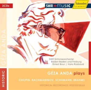 Various - Geza Anda Plays Chopin, Rachmaninov i gruppen CD hos Bengans Skivbutik AB (2015226)