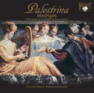 Palestrina G P Da - First Book Of Madrigals For Four Vo i gruppen CD hos Bengans Skivbutik AB (2015742)