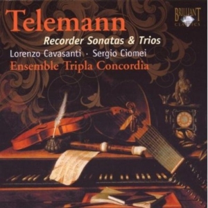 Telemann G P - Recorder Sonatas & Trios i gruppen CD hos Bengans Skivbutik AB (2015783)