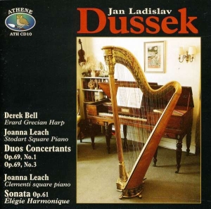 Dussekjan Ladislav - Duos Für Harfe+Klavier i gruppen CD hos Bengans Skivbutik AB (2016720)