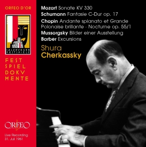 Chopin / Mozart / Schumann - Recital, Salzburg 1961 i gruppen CD hos Bengans Skivbutik AB (2017429)