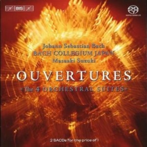 Bach - Ouvertures - 4 Orchestral Suites (Suzuki) [sacd/cd Hybrid] i gruppen Musikk / SACD / Klassisk hos Bengans Skivbutik AB (2033750)