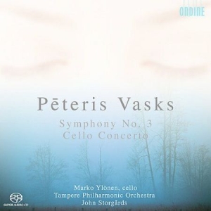 Vasks Peteris - Symphony No. 3, Cello Concerto i gruppen Musikk / SACD / Klassisk hos Bengans Skivbutik AB (2034276)