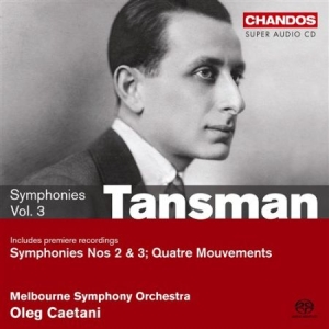 Tansman - Symphonies Vol 3 i gruppen Musikk / SACD / Klassisk hos Bengans Skivbutik AB (2034437)