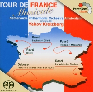 Ravel/Faure/Debussy - Tour De France Musicale i gruppen Musikk / SACD / Klassisk hos Bengans Skivbutik AB (2036338)