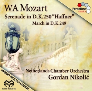 Mozart - Haffner-Serenade Kv 250/Marsch i gruppen Musikk / SACD / Klassisk hos Bengans Skivbutik AB (2036360)