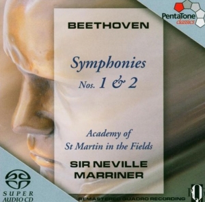 Beethoven - Sinfonie 1 + 2 i gruppen Musikk / SACD / Klassisk hos Bengans Skivbutik AB (2036380)