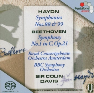 Haydn/Beethoven - Symphonies Nos 88 & 99 Symphony No i gruppen Musikk / SACD / Klassisk hos Bengans Skivbutik AB (2036388)